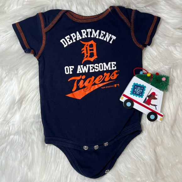 Genuine Merchandise Other - 🔴EUC Genuine Merchandise MLB Detroit Tigers Baby Boy or Unisex Onesie SZ 3-6m💙